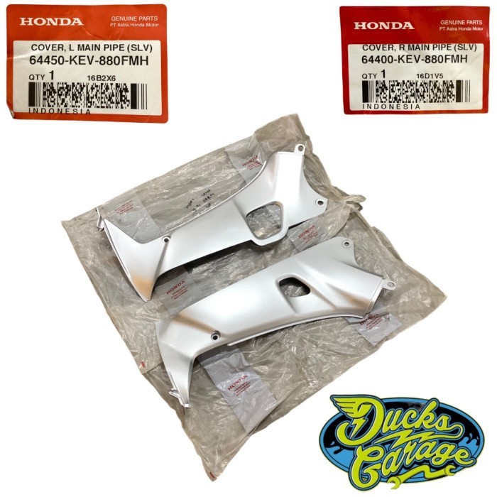 Sayap Tebeng Dalam Honda Supra X 100 Fit Lama Old Original Silver Barang Langka