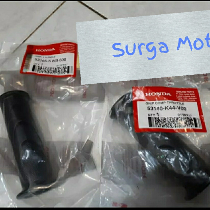 Handfat Handgrip Grip Karet Stang Kanan Kiri Beat Fi Esp 2015 - 2017 Barang Langka