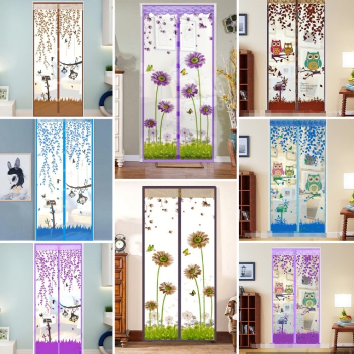 Tirai Magnet Anti Nyamuk- Tirai Pintu Magnet, Tirai Jendela D