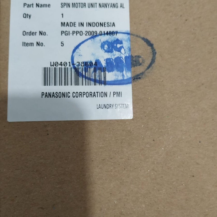 Dinamo spin Mesin cuci Panasonic