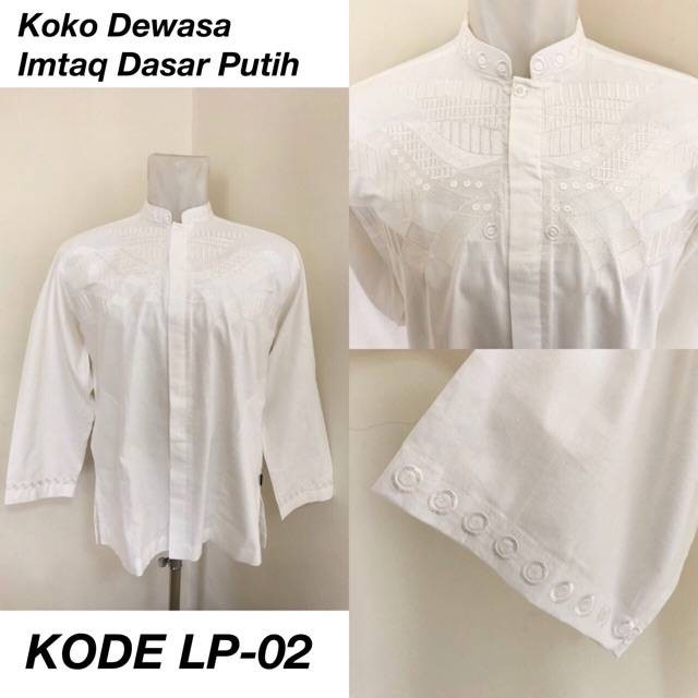 Baju Koko Katun Dewasa Imtaq Exclusive Lengan Panjang -Ms {TerlarisBest Seller}