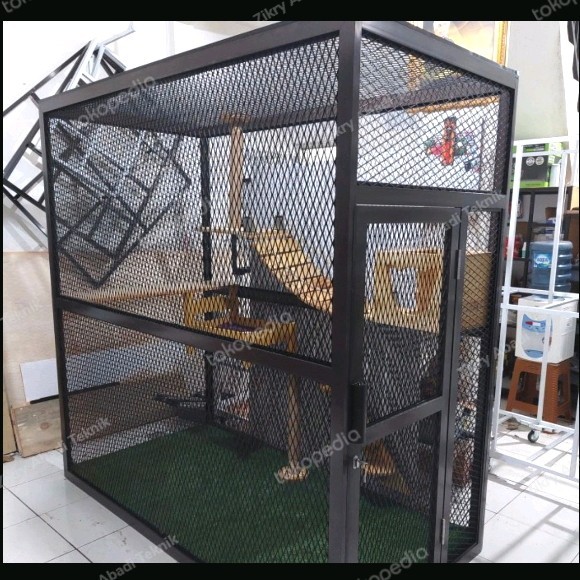 TERBARU Kandang Kucing Rumah Hewan Peliharaan Custom Indoor Outdoor