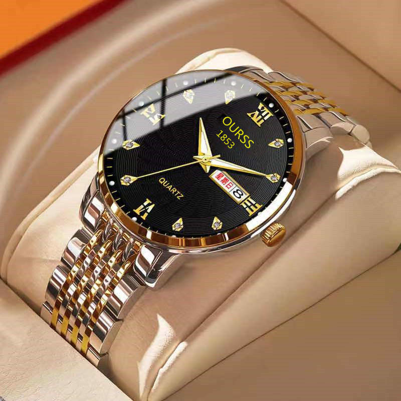 ORUSS  Men's Luminous Waterproof High-end Stylish Watch