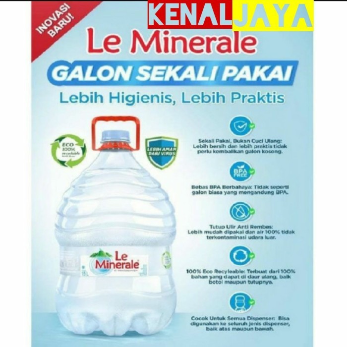 

LeMineral Galon 15 Liter Le Minerale