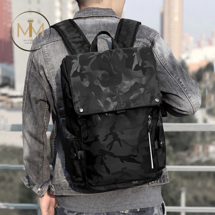 

TERLARIS [MAX-MOR] M052 TAS RANSEL LAPTOP PRIA WATERPROOF RANSEL POLYESTER PRIA MURAH!!! MURAH