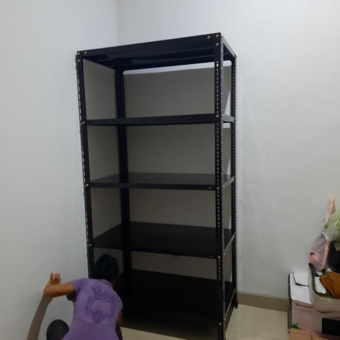 RAK SIKU BESI 5 AMBALAN 120 X 50 X 200 CM (P X L X T)