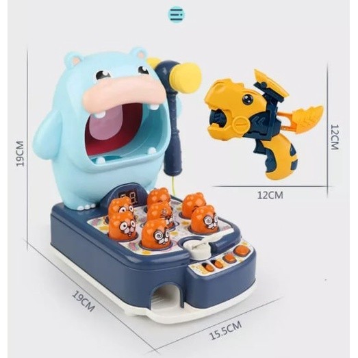 4IN1 WHACK A MOLE HAMMERING HIPPO CATTLE BEATS HAMSTER KNOCK GAME