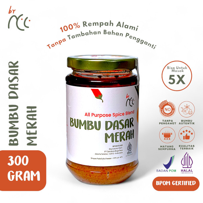 

HOT SALE! By NCC Bumbu Dasar Merah Instan 300gr Bumbu Gulai, Balado Padang