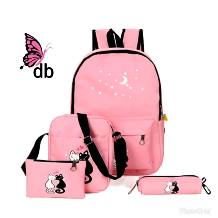 Tas sekolah anak tas paket 4in1