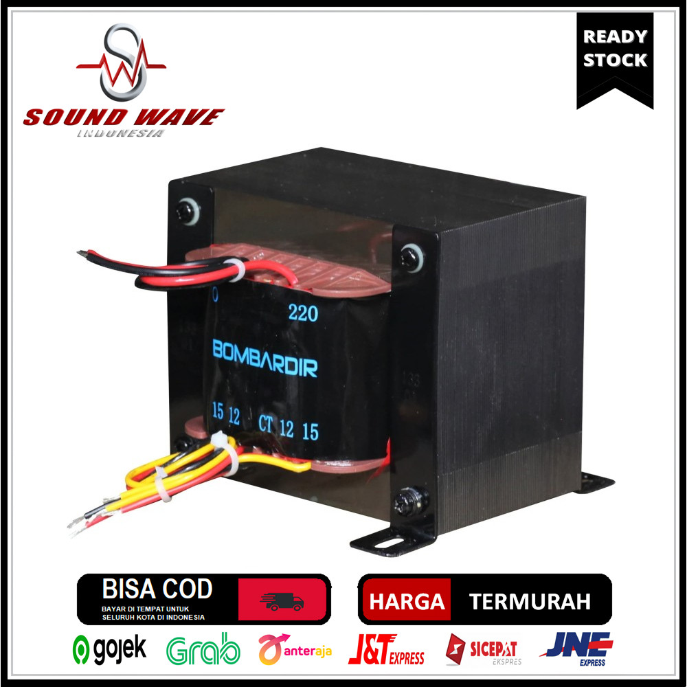 TRAFO BOMBARDIR 20A CT 47V KOTAK BLACK BGR BELL