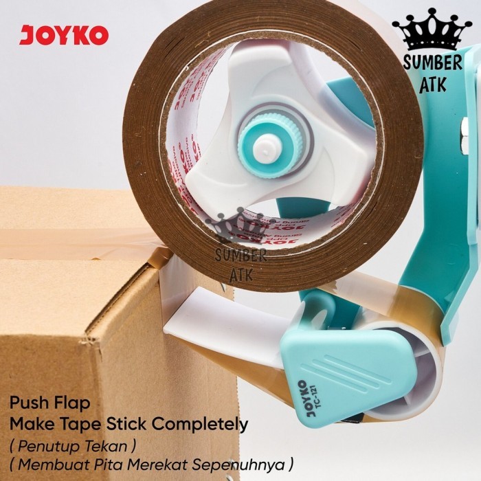 

Ready Stock Tape Cutter Tape Dispenser Pemotong Pita Perekat Joyko Tc-121 Heavy Duty Packing Aman