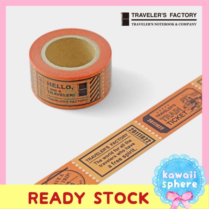

Diskon Train Ticket Pattern Travelers Factory Original Washi Tape Packing Aman