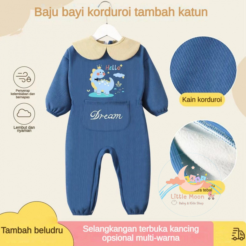 Baby Rompers Integrated Overclothes Children Outerwear Play Anti-Dirty Baby crawling clothes