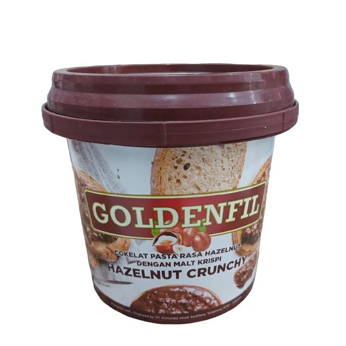 

terbaru !!! goldenfil hazelnut crunchy cokelat pasta malt 1 kg ready