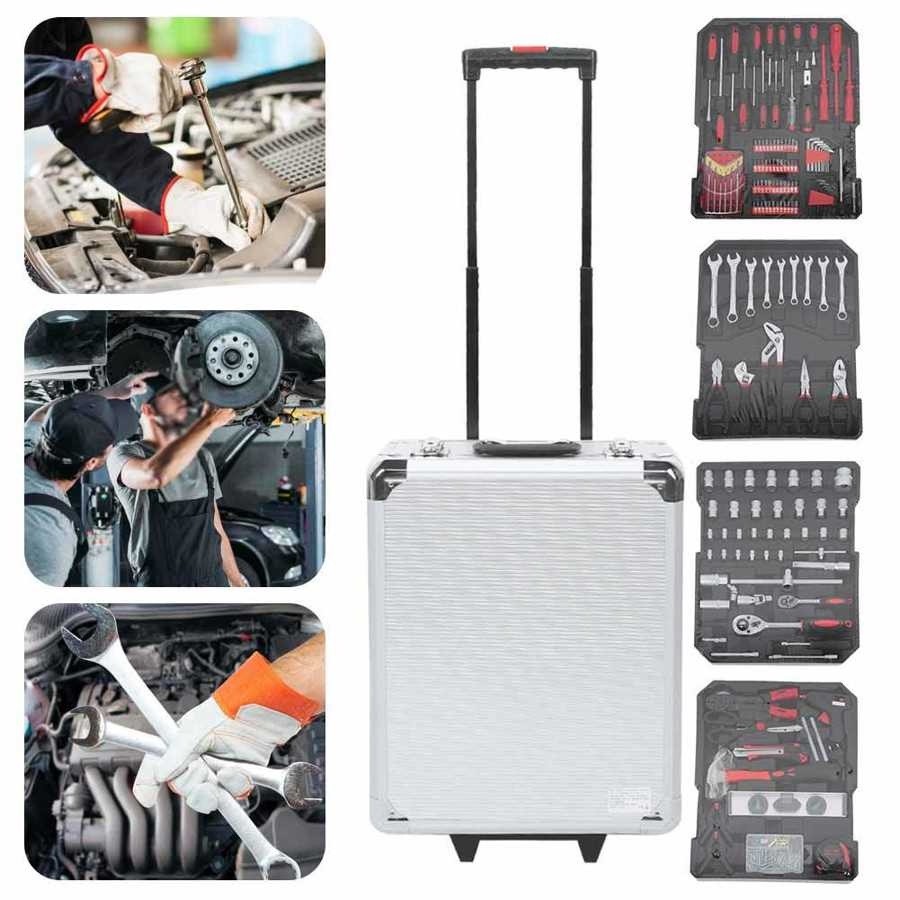 Bisa CODISKU Tool Kit Set 121/187 PCS Lengkap Perkakas Bengkel Kunci sok Set 121pcs/Tools Set 187pcs