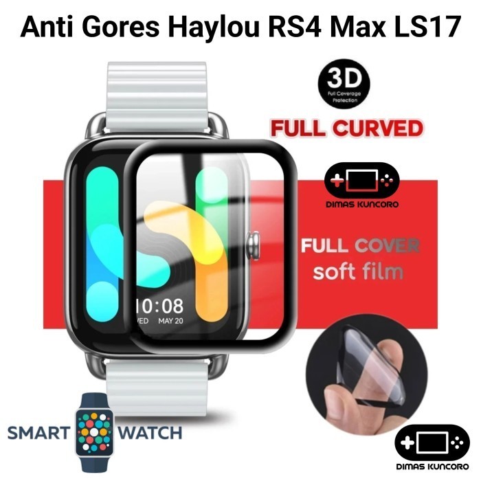 Anti Gores Haylou Rs4 Max Ls17 Screen Protector Pelindung Layar Watch Curved