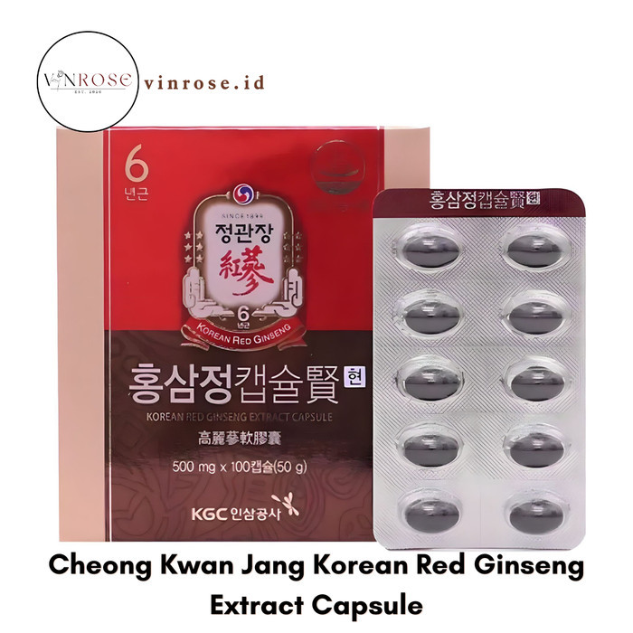 Cheong Kwan Jang Korean Red Ginseng Extract Capsule Korea