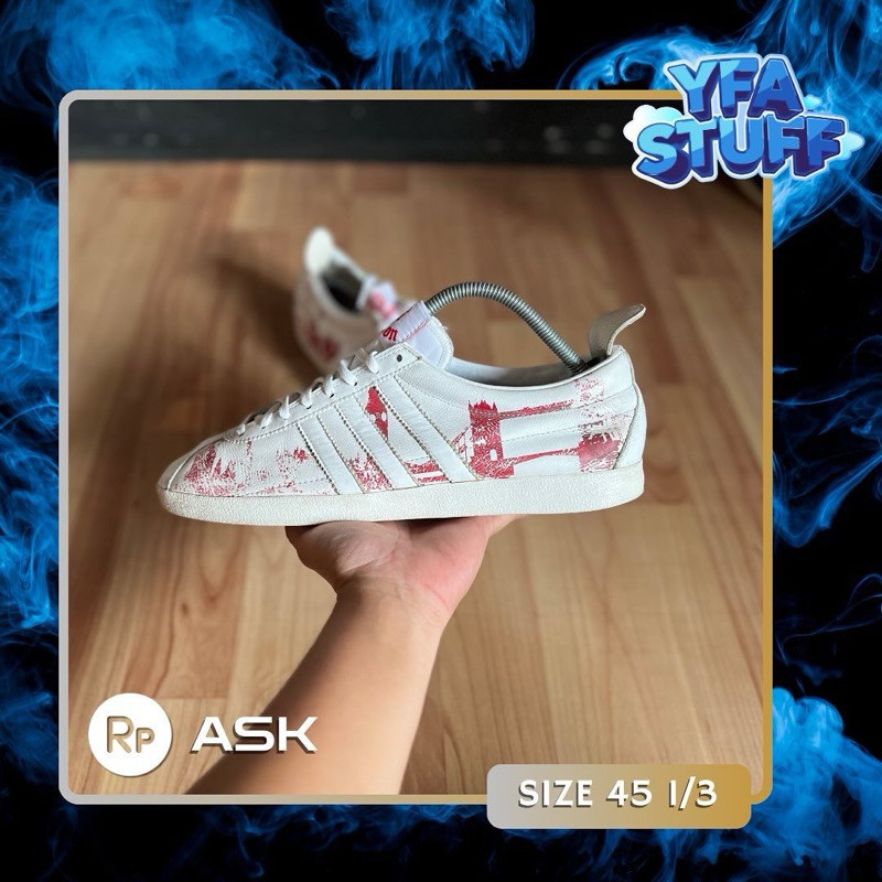 Adidas Gazelle Vintage City Scape London second 45 1/3 Original