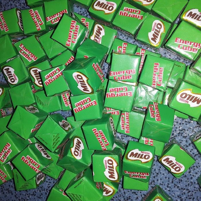 

terbaru !!! milo cube 100 asli nestle/makanan cokelat milo kubus isi 100 pcs ready