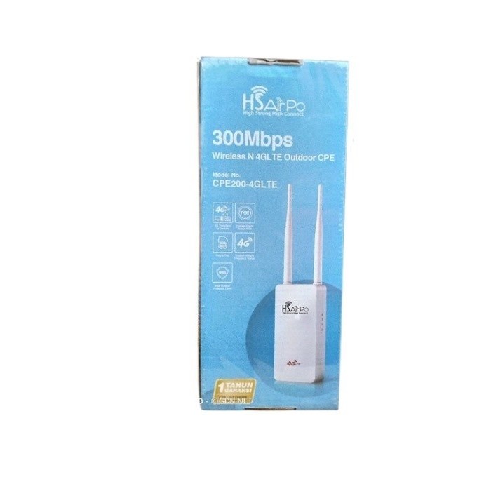 Terlaris Hsairpo Airpo Cpe200 Modem Outdoor 4G Lte Plus Wireless 2.4Ghz 300Mbps
