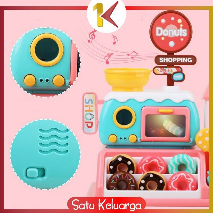 SK-M29 MAINAN EDUKASI ANAK TOKO DONAT 999-82 / JUALAN ROTI DONUT