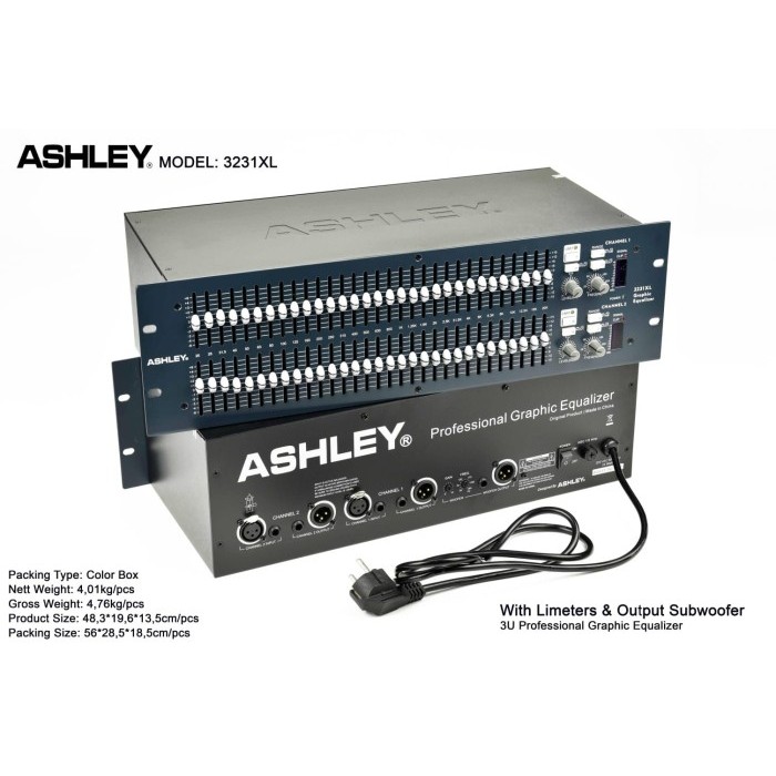Equalizer Ashley 3231XL EQ Ashley 3231 XL Ashley-3231 Original