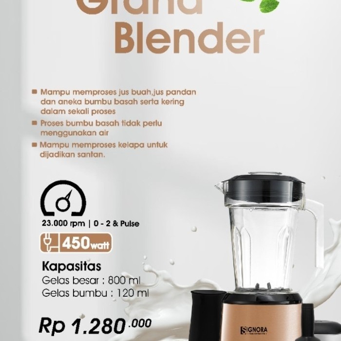 SIGNORA NEW GRAND BLENDER GRAND BLENDER ROSE GOLD BLENDER SIGNORA