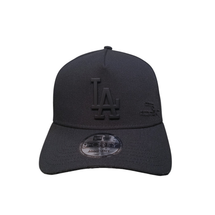 Topi new era La Dodgers metal logo damage series aframe