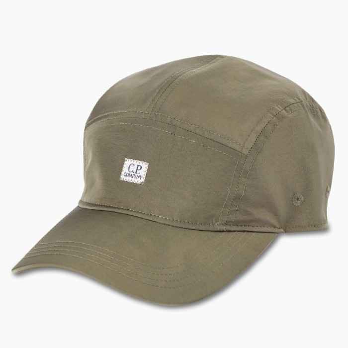 CpCompany Chrome-R Panelled Logo Cap Ivy Green Original