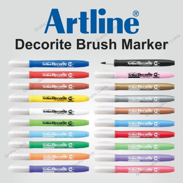 

TERLARIS! Artline Decorite Marker Brush