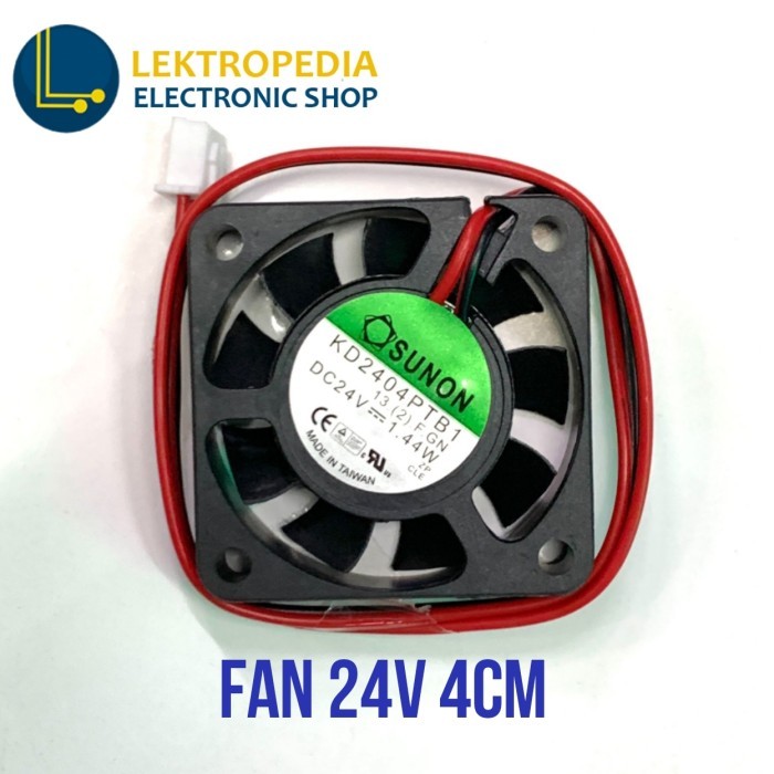 $+$+$+$+] Fan DC 24V 4cm Kipas Cooling Fan 4 cm 24 V 24 Volt 24Volt 4x4 Mini