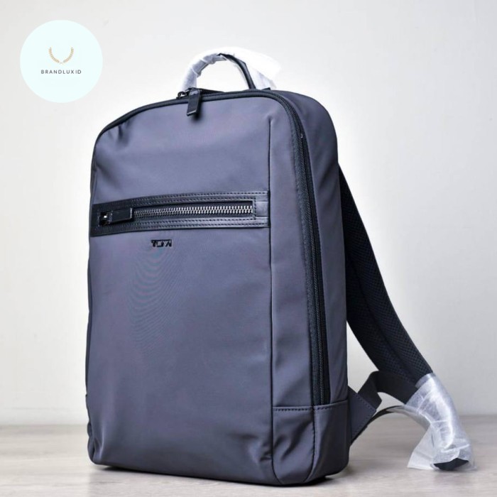 Tumi River Slim Backpack Grey