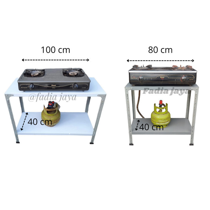 RAK BESI MEJA KOMPOR