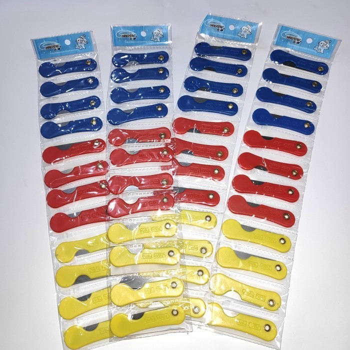 

TERLARIS! pisau lipat warna isi 12 pcs