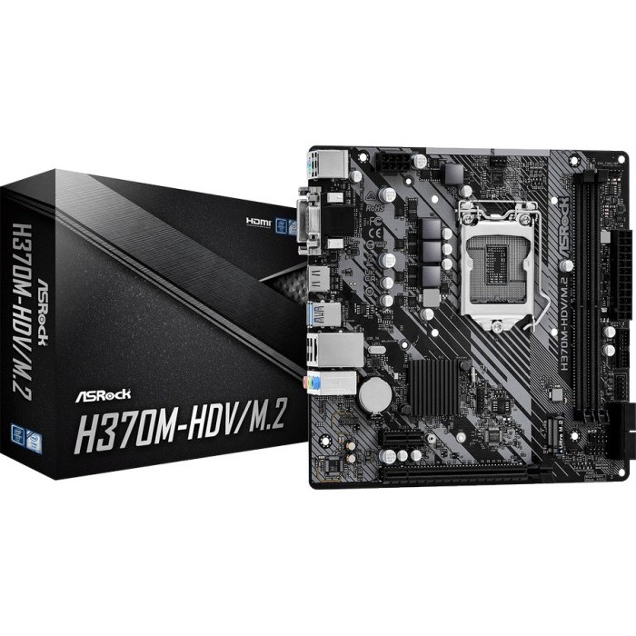 ASROCK H370M-HDV/M.2 (Intel LGA 1151, Gen8, Gen9, H370)