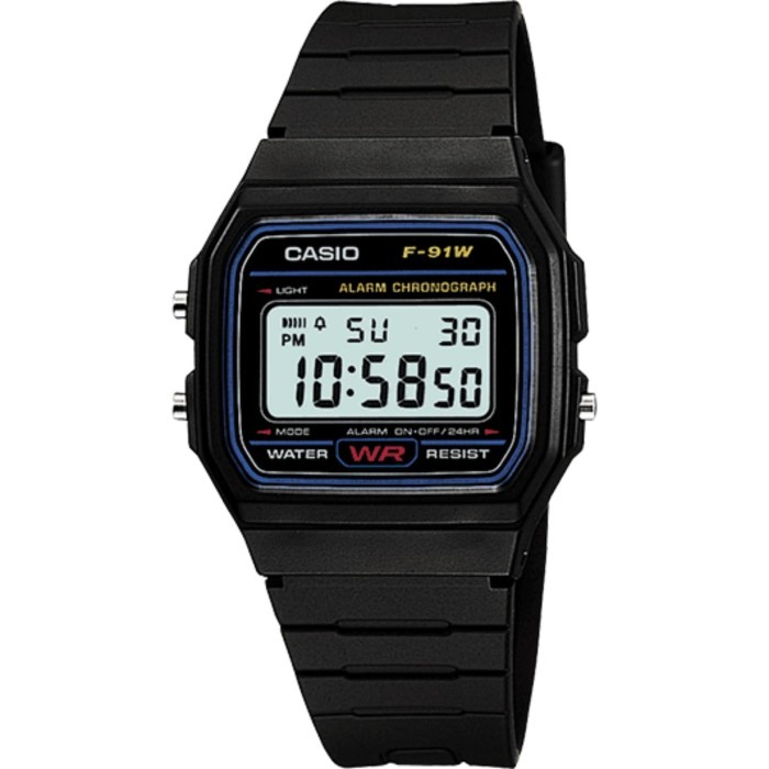 Casio F-91W-1 / F91W Jam Tangan Pria Digital Original & Garansi