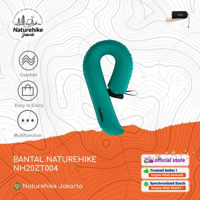 HOT SALE BANTAL LEHER TIUP LIPAT PORTABLE TRAVEL CAMPING NATUREHIKE NH20ZT004