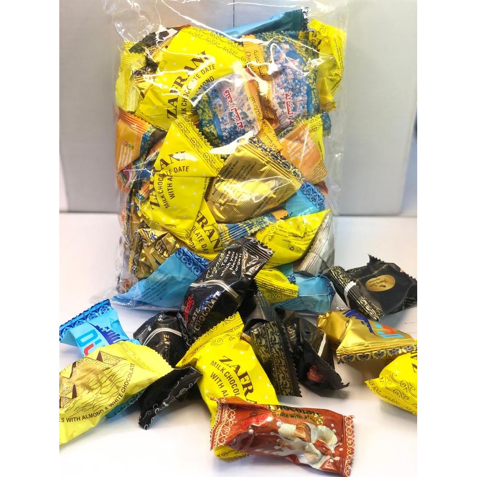 

Coklat Kurma/coklat almond Mix super premium ukuran 1kg