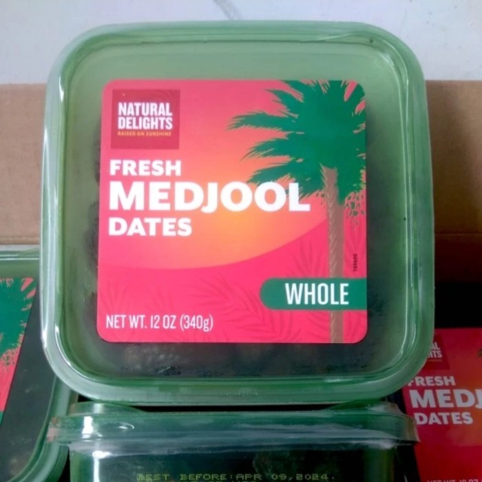 

Natural Delights Madjool Dates Fruits 340gr Buah Kurma Medjol USA