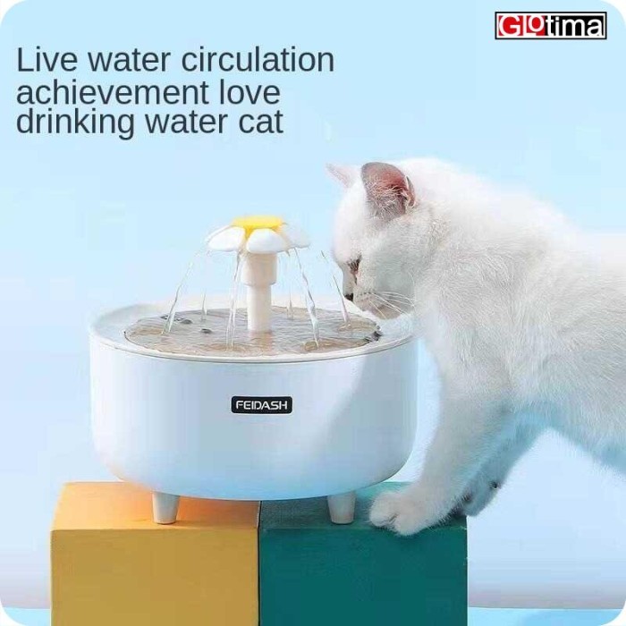 

Pet Cat Water Dispenser Fountain Tempat Minum Anjing Kucing Otomatis Original Dan Terpercaya