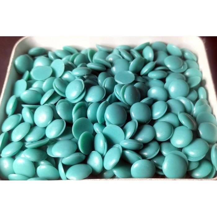 (:(:(:(] Wax Beads Green Kancing Besar , Lilin untuk Inject Perhiasan Solid Wax