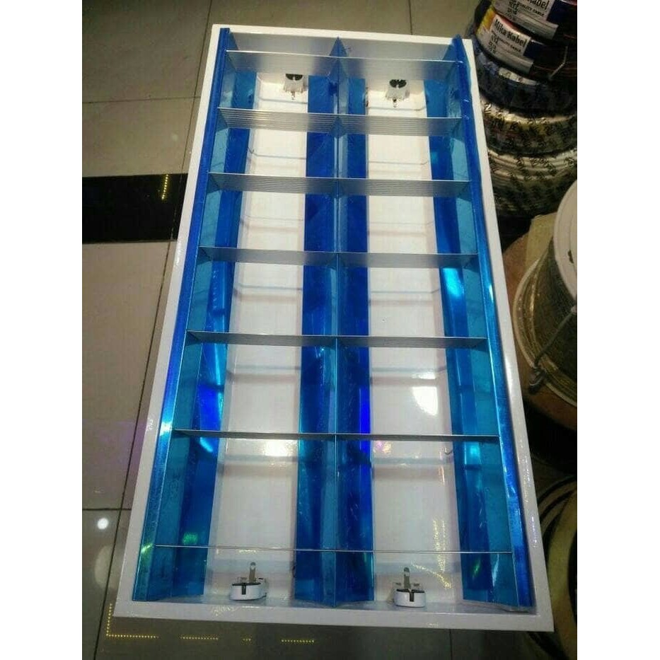 Kap Lampu Rm 2X18 Watt / Kap Rm Tl 2X18 W + Komponen Philips