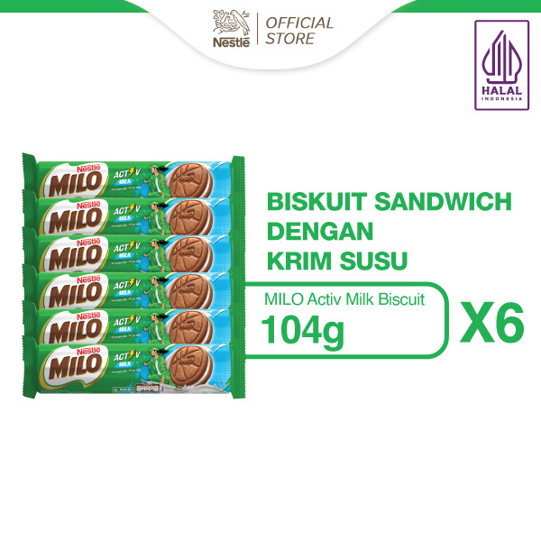 

Milo Activ Milk Biscuit x6