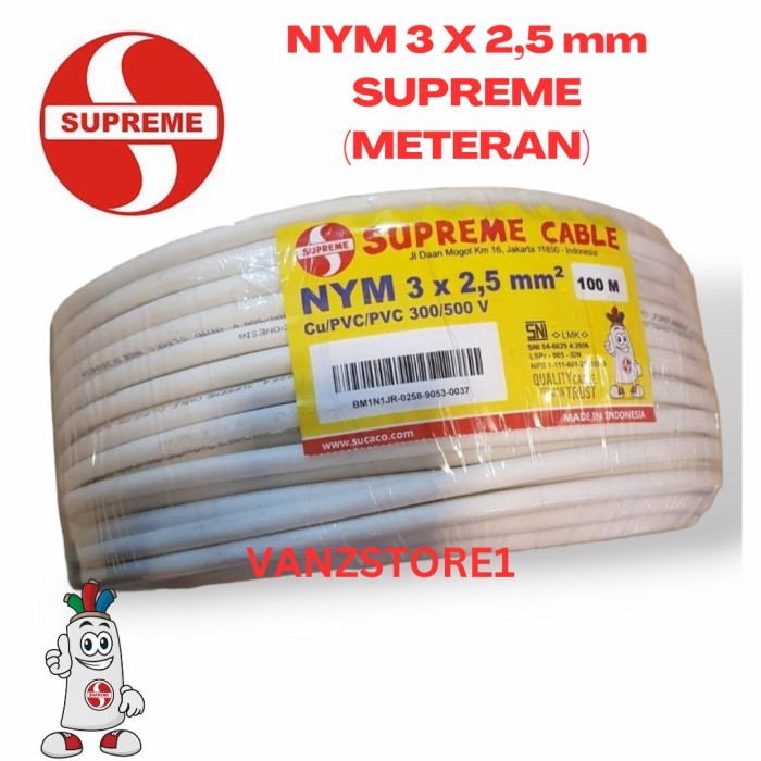 ] KABEL NYM 3x2,5 MM SUPREME 3x2.5 mm (METERAN)