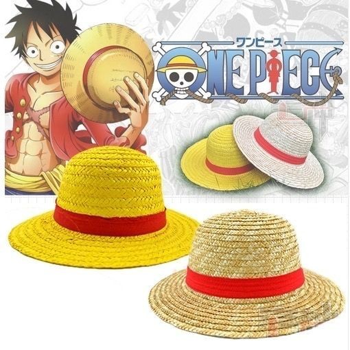 Topi Mugiwara No Luffy Topi Jerami Luffy Anime One Piece Hat