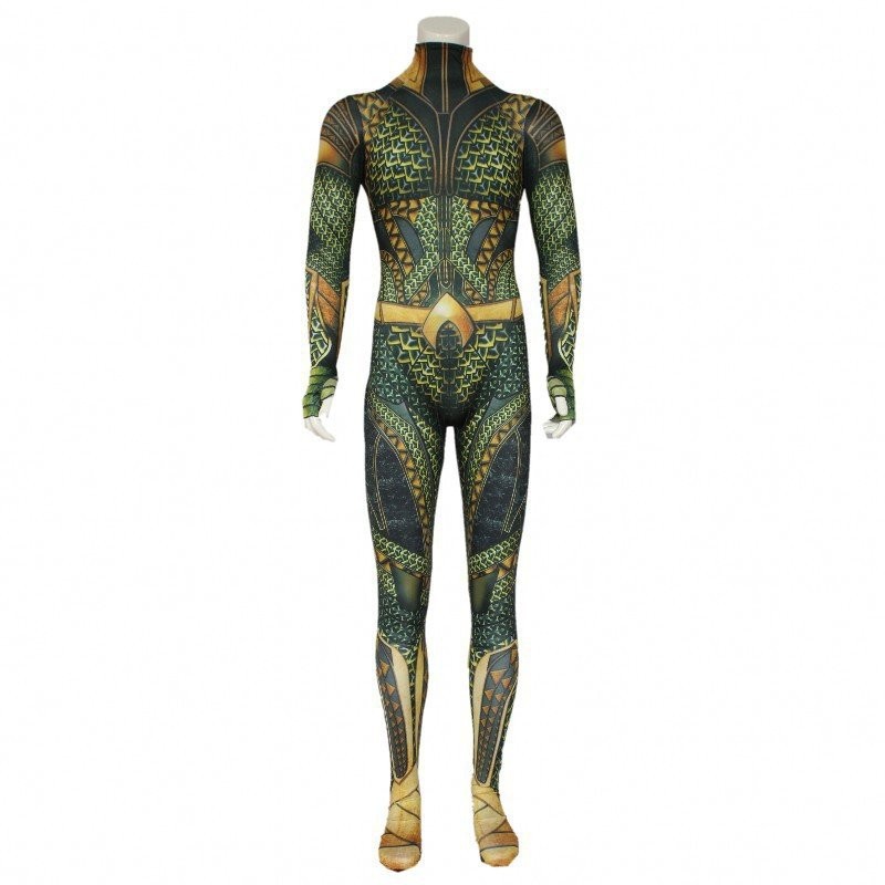 Halloween Stage Performance Costume  Justice League Aquaman2：The Lost Kingdom Aquaman Tights cos K7X