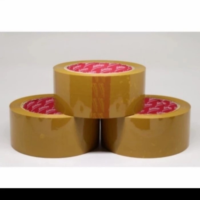 

Viral Lakban Solatape Coklat 45 X 100 Yard 1 Dus Isi 72 Roll Cod