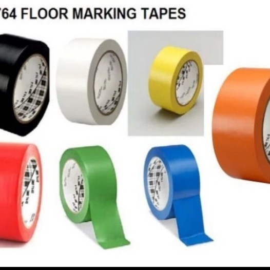 

Ready Stock Lakban Lantai 764 3 M Floor Marking Tape 4In X 33Meter Packing Aman