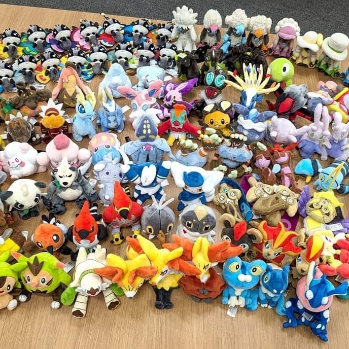 Boneka Plush Doll Pokemon Center Original Fit Pokefit Sitting Cuties All Generation 1-6 Kanto Johto