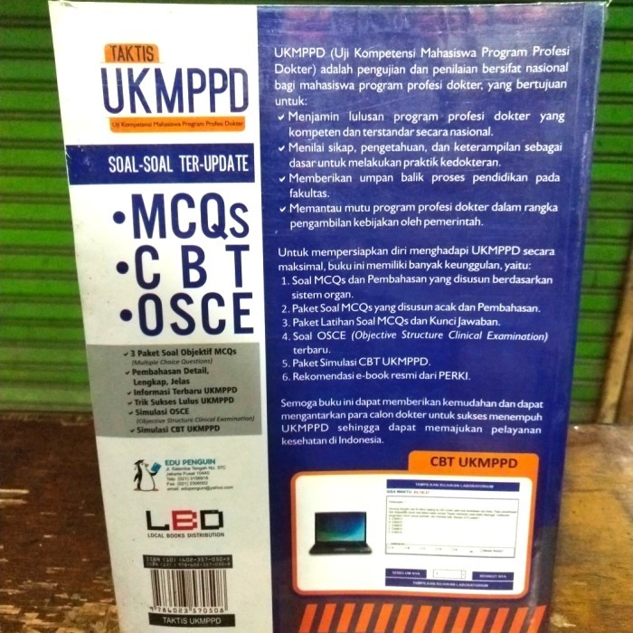 

Terbaru Buku Taktis Ukmppd-Uji Kompetensi Mahasiswa Program Profesi Dokter Best Seller